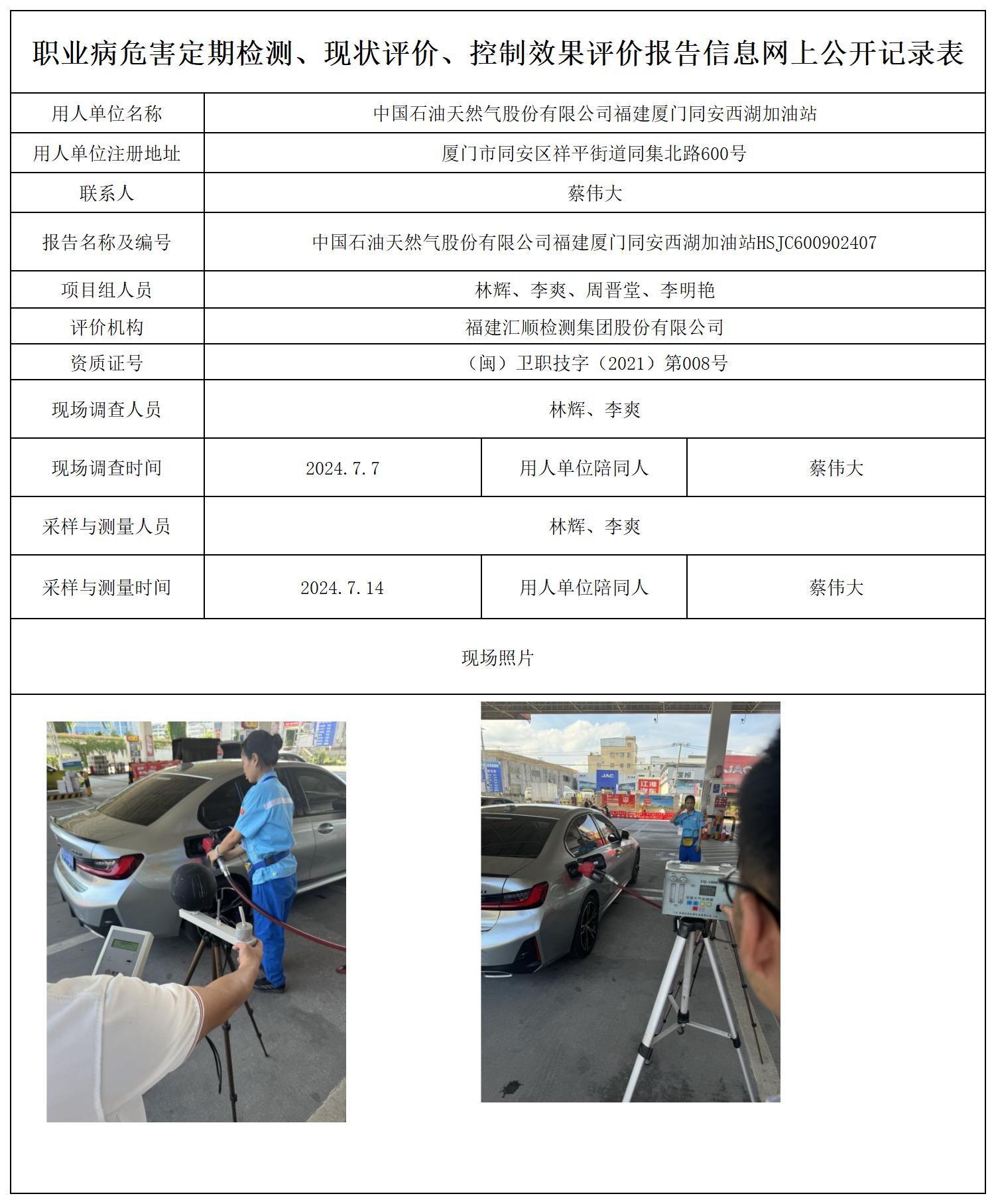 HSJC600902407中国石油天然气股份有限公司福建厦门同安西湖加油站职业卫生技术服务报送卡及各类检测评价公示页20250417(1)(2 - 副本 - 副本 - 副本_职业病危害定期检测、现状评价、控制效果评价报告网上公开信息表.jpg