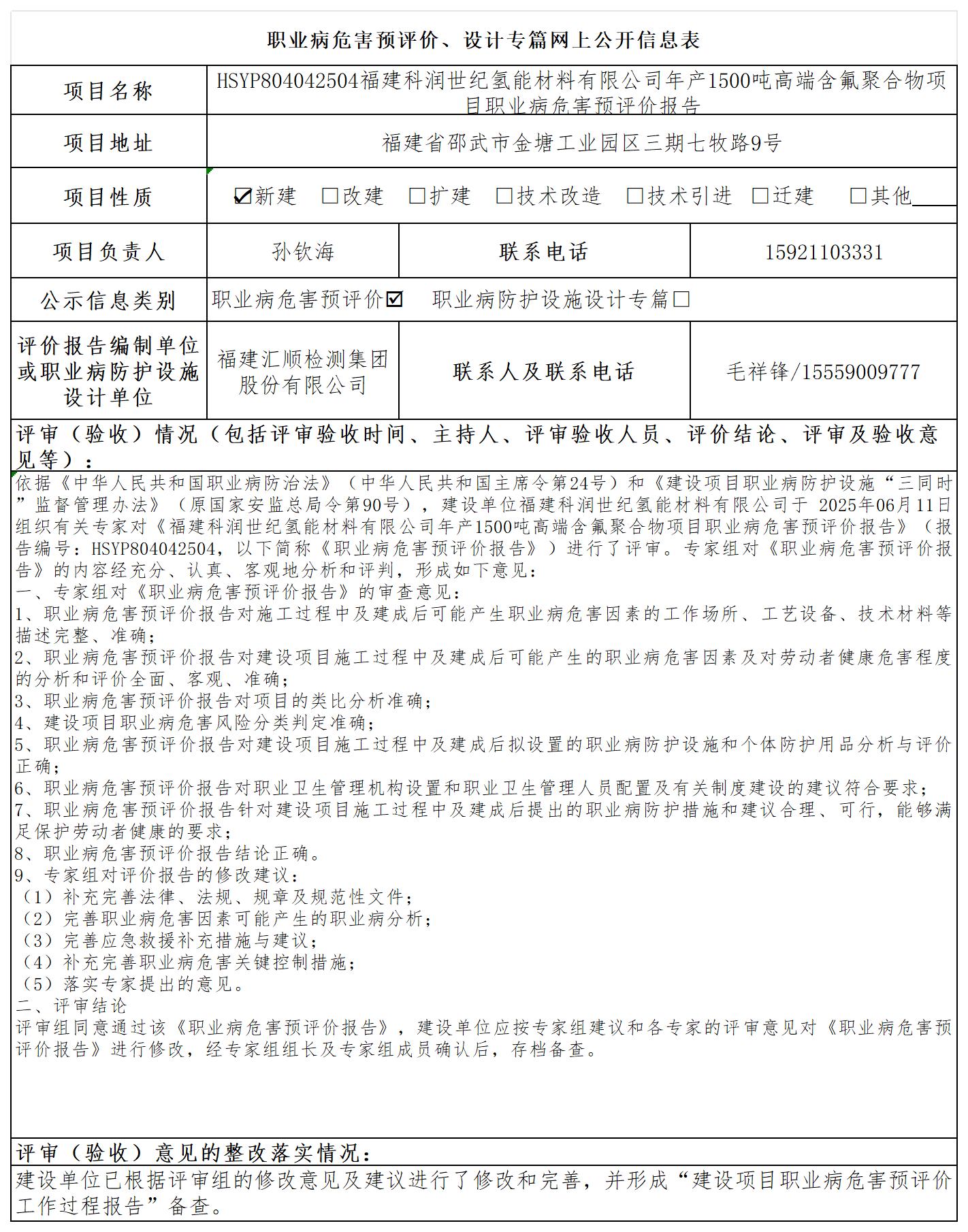 HSYP804042504福建科润世纪氢能材料有限公司年产1500吨高端含氟聚合物项目职业病危害预评价报告公示页_职业病危害预评价、设计专篇网上公开信息表.jpg