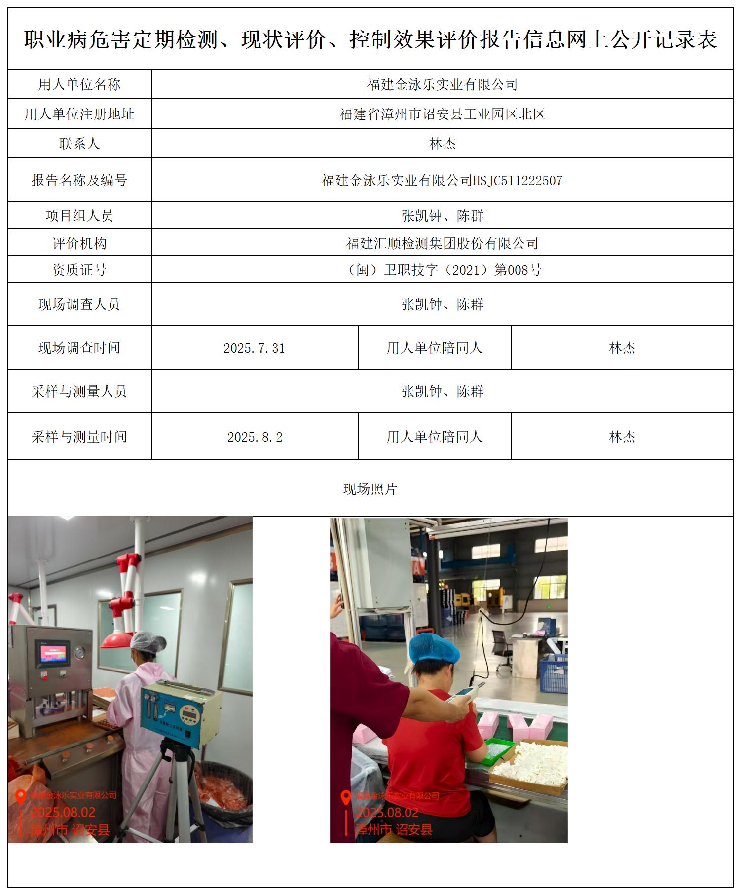 HSJC511222507 福建金泳乐实业有限公司 报送卡_职业病危害定期检测、现状评价、控制效果评价报告网上公开信息表.jpg