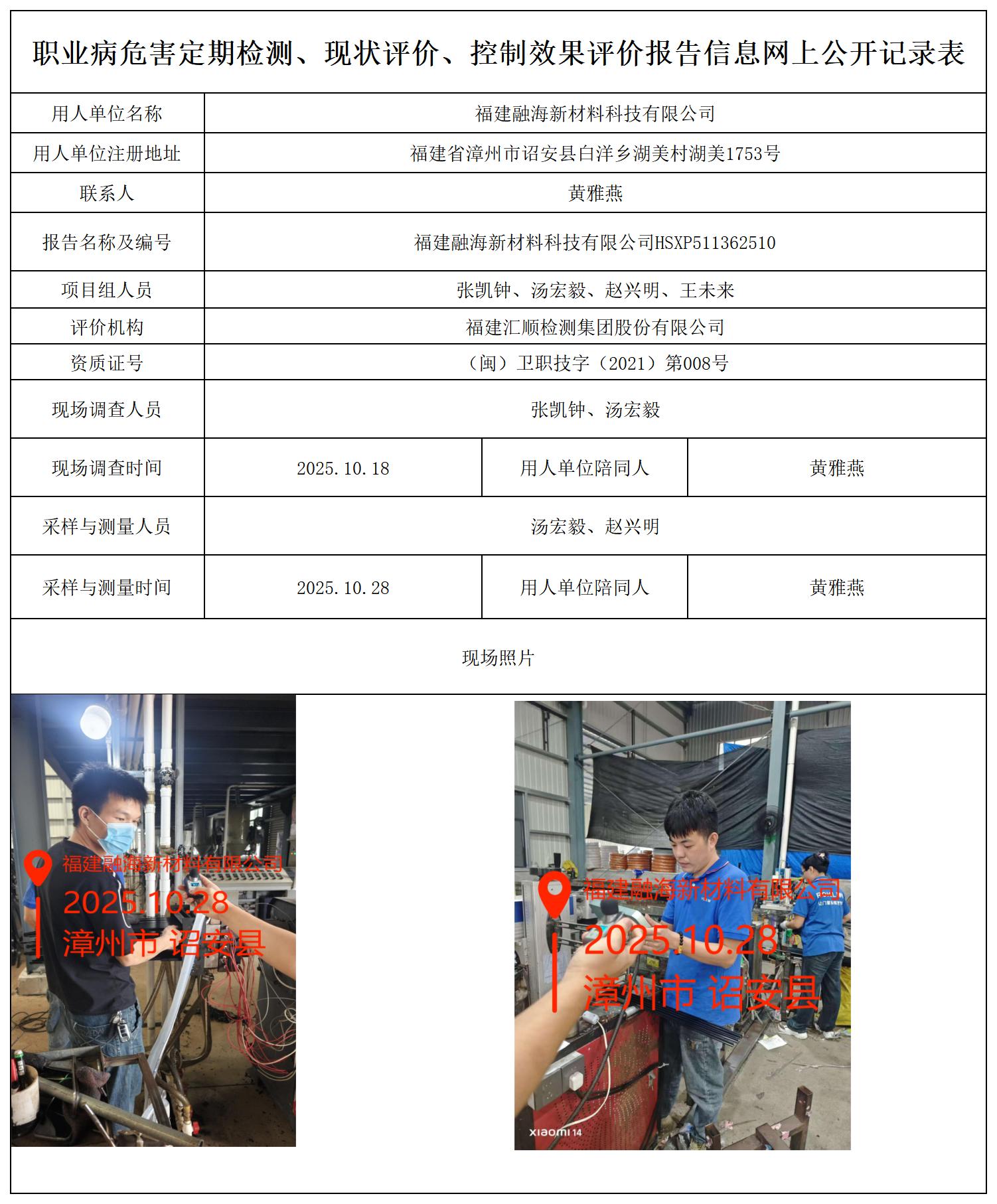 HSXP511362510  福建融海新材料科技有限公司职业病危害现状评价报告书 报送卡_职业病危害定期检测、现状评价、控制效果评价报告网上公开信息表.jpg