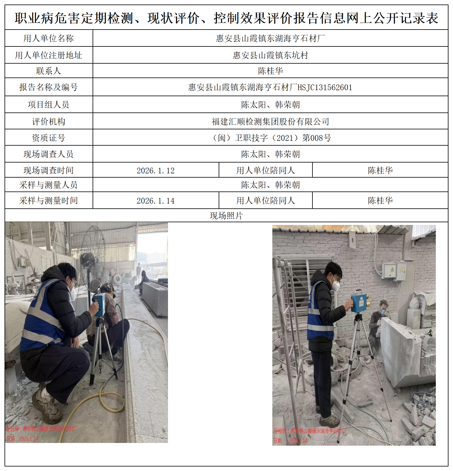 HSJC131562601-惠安县山霞镇东湖海亨石材厂职业卫生技术服务报送卡_职业病危害定期检测、现状评价、控制效果评价报告网上公开信息表.png