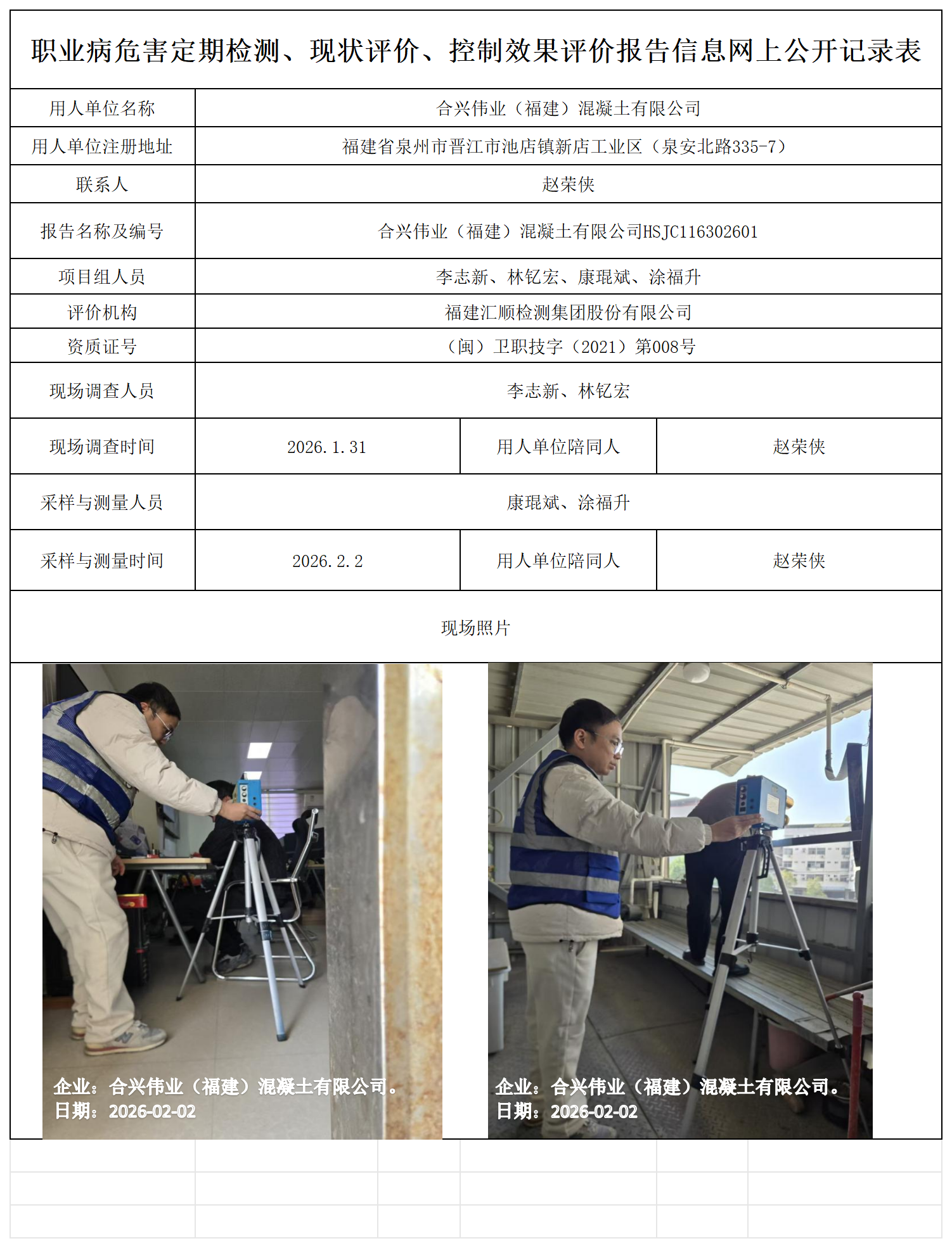 HSJC116302601合兴伟业（福建）混凝土有限公司-报送卡_职业病危害定期检测、现状评价、控制效果评价报告网上公开信息表.png